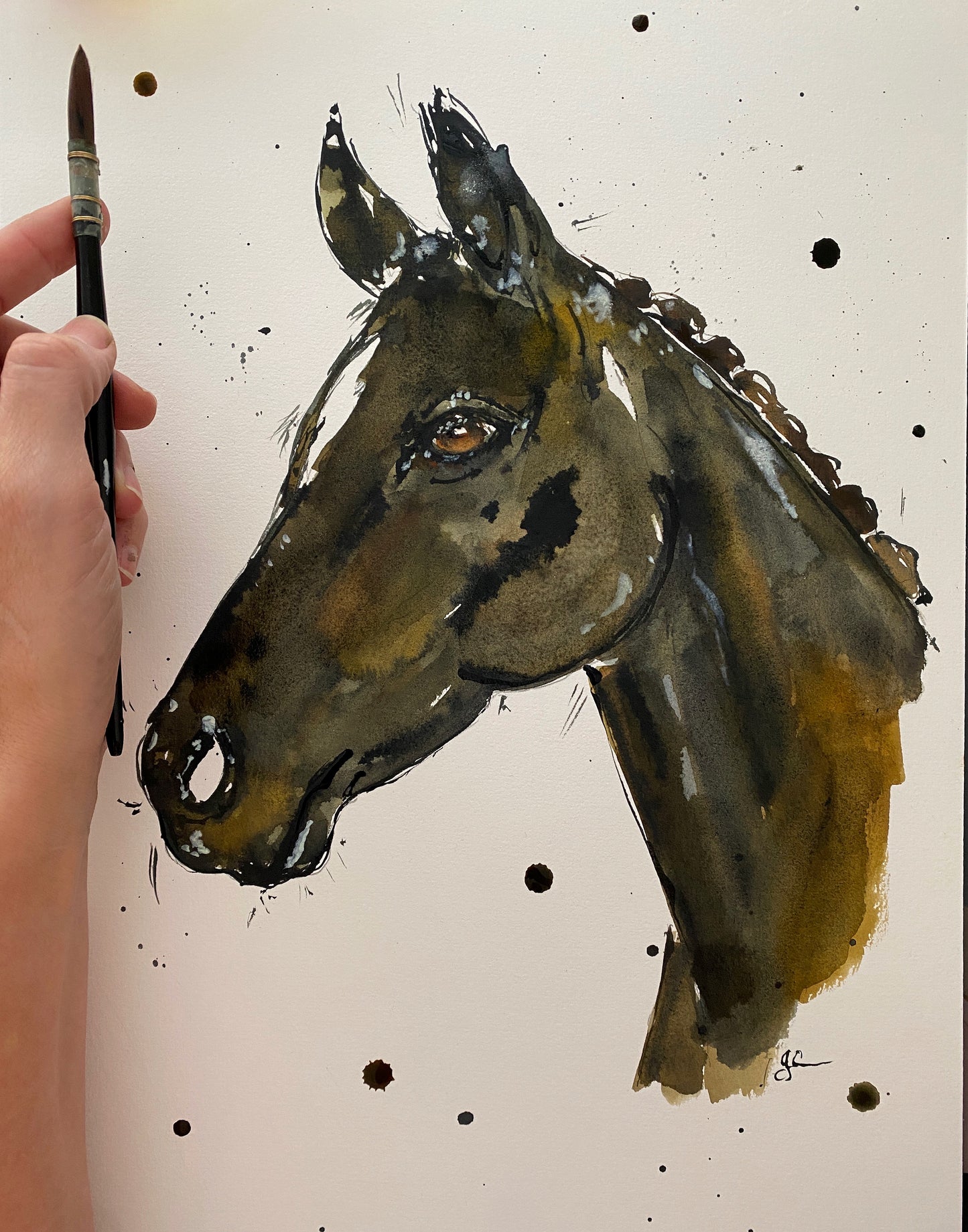 Watercolour Pet Portrait