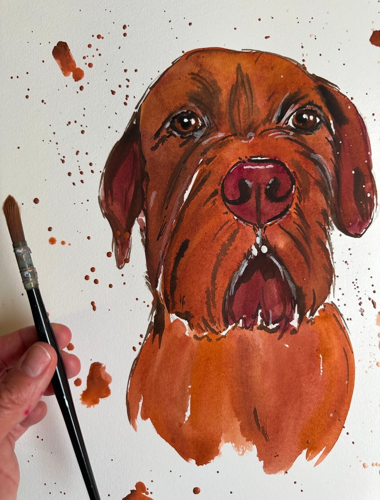 Watercolour Pet Portrait