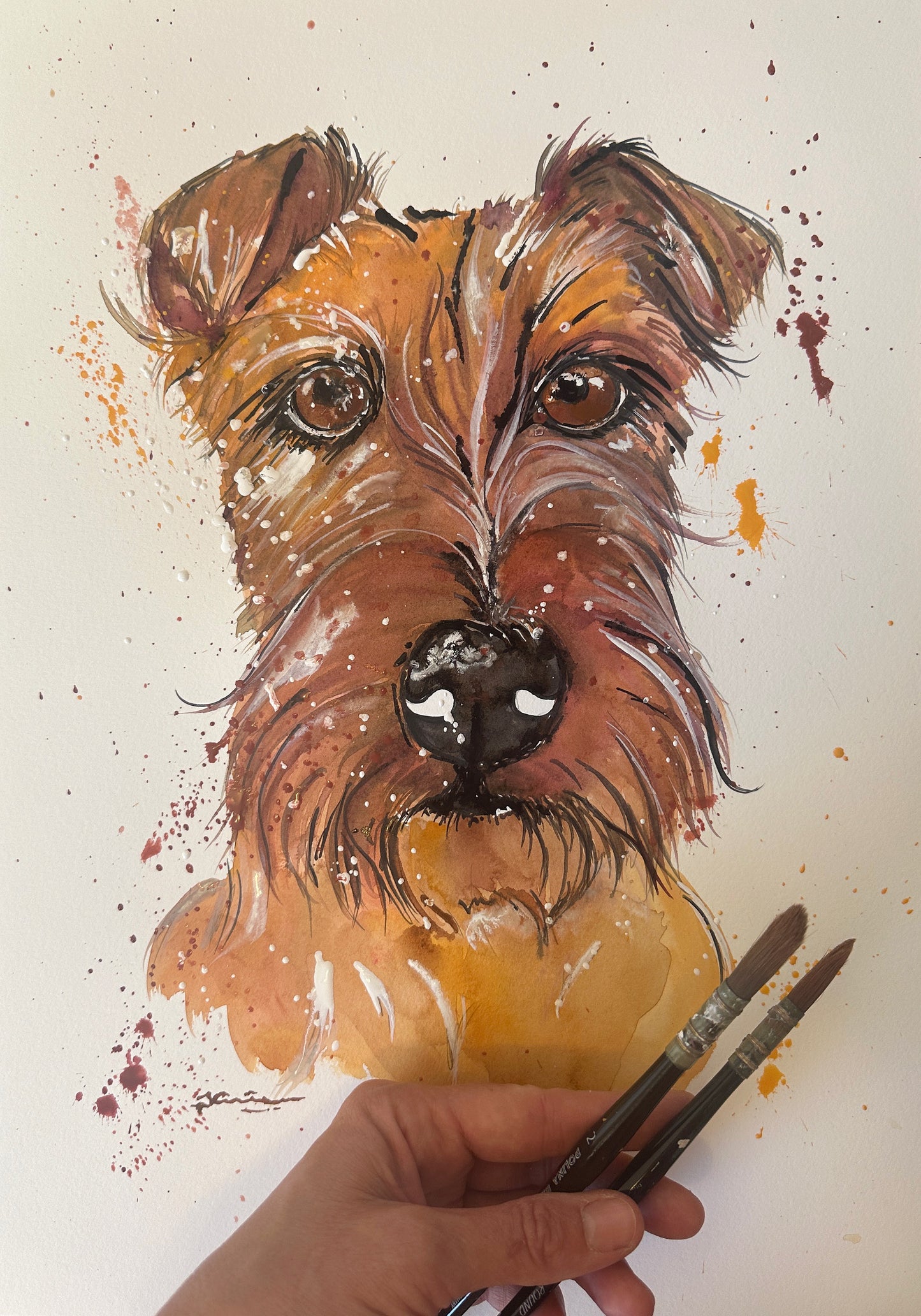 Watercolour Pet Portrait