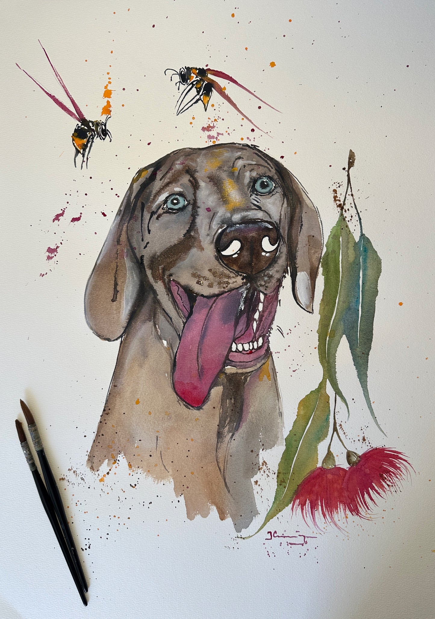 Watercolour Pet Portrait