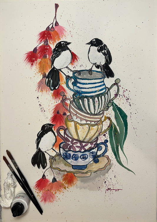 Willie Wagtail Happiness