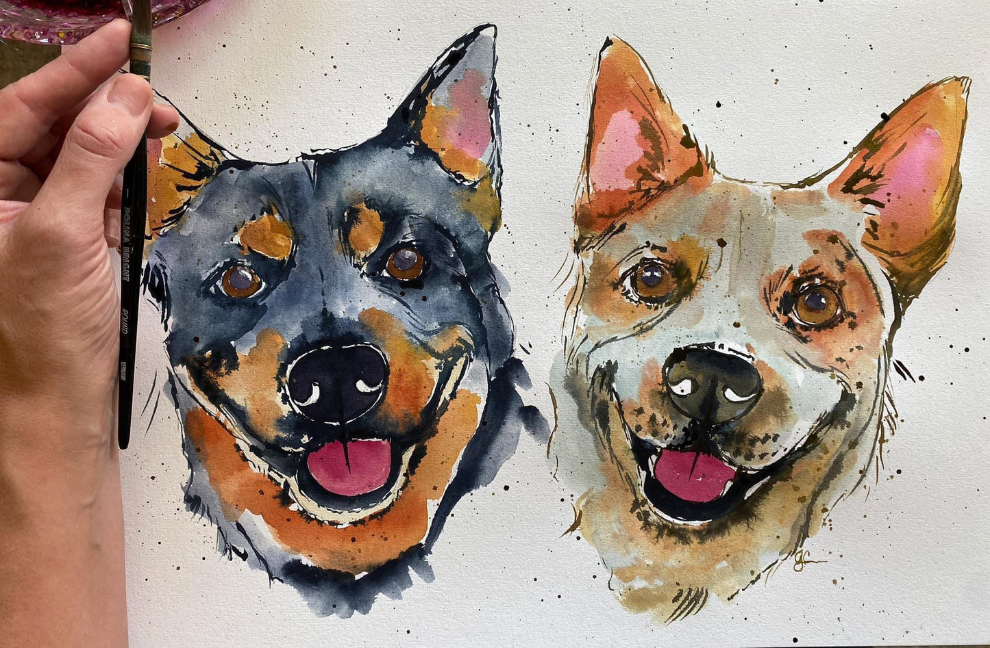 Watercolour Pet Portrait