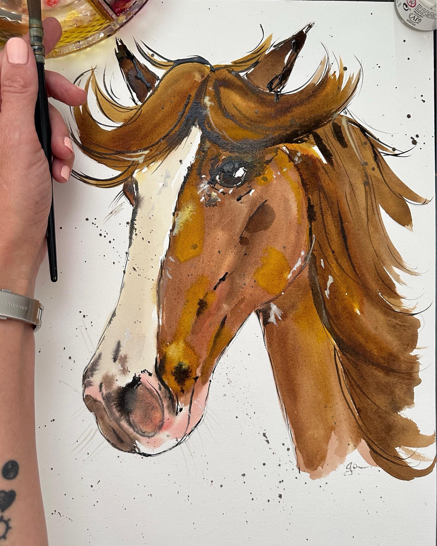 Watercolour Pet Portrait