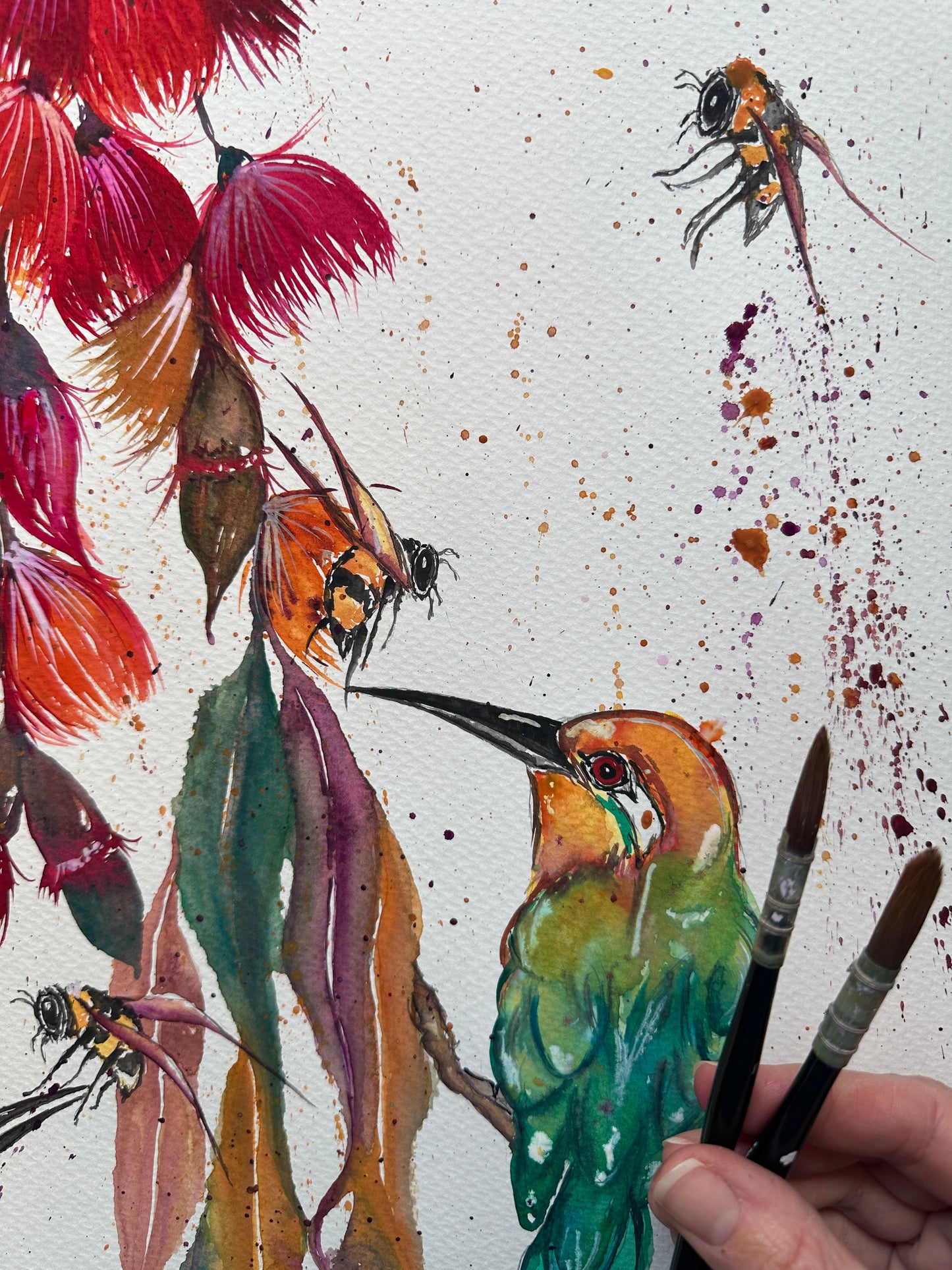 Bee-eater Play Time