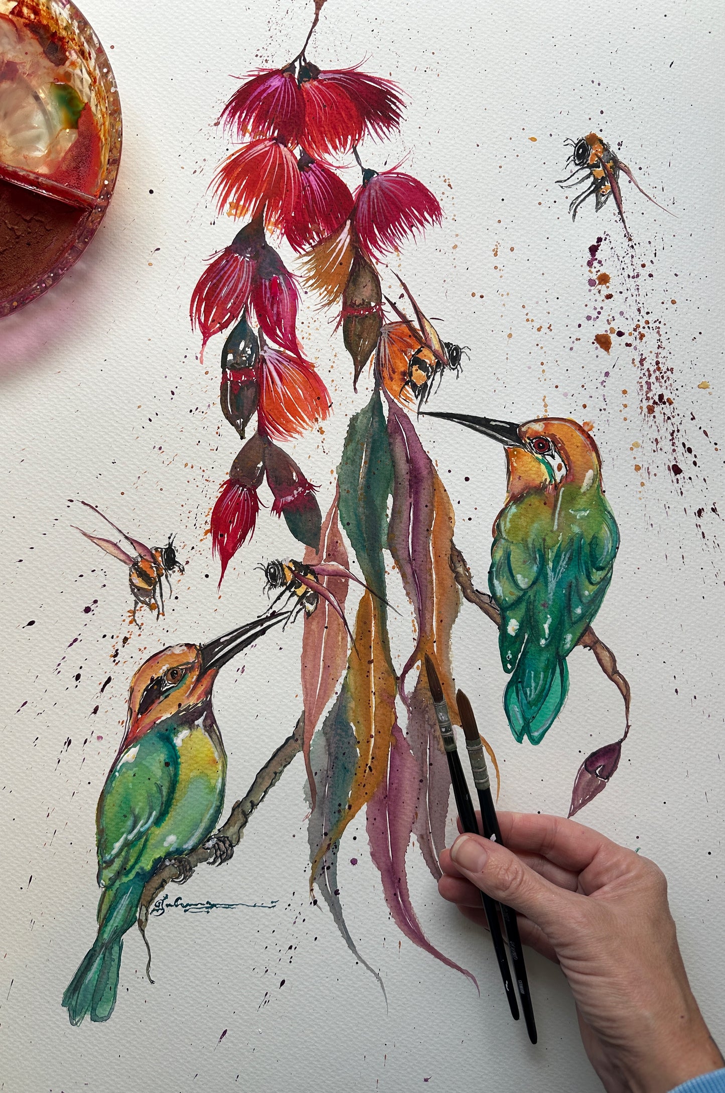 Bee-eater Play Time