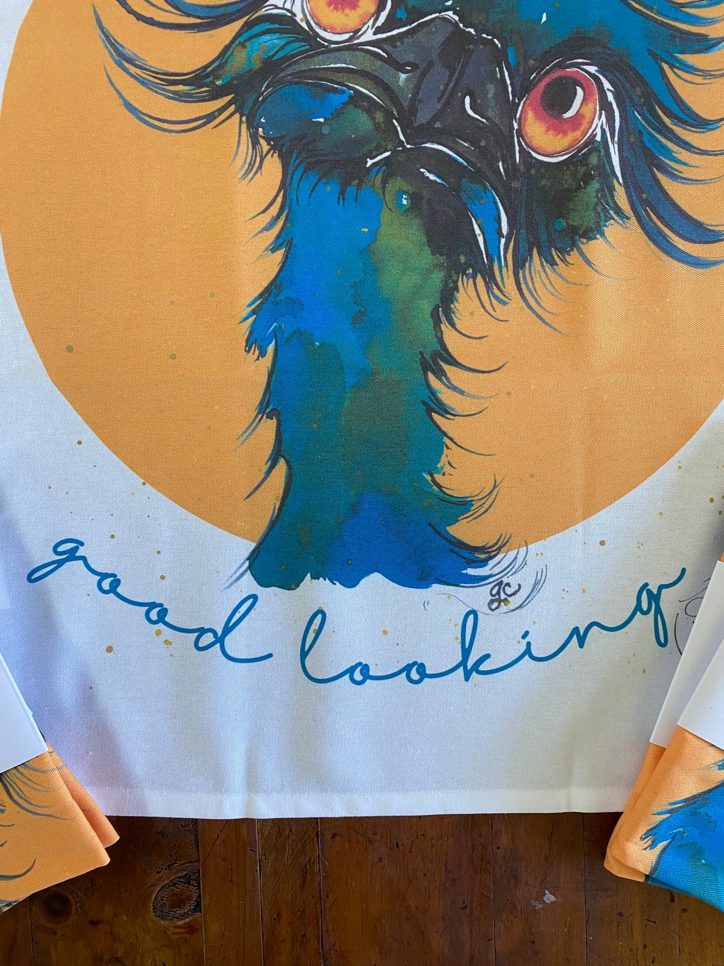 ‘Good Looking’ Tea Towel