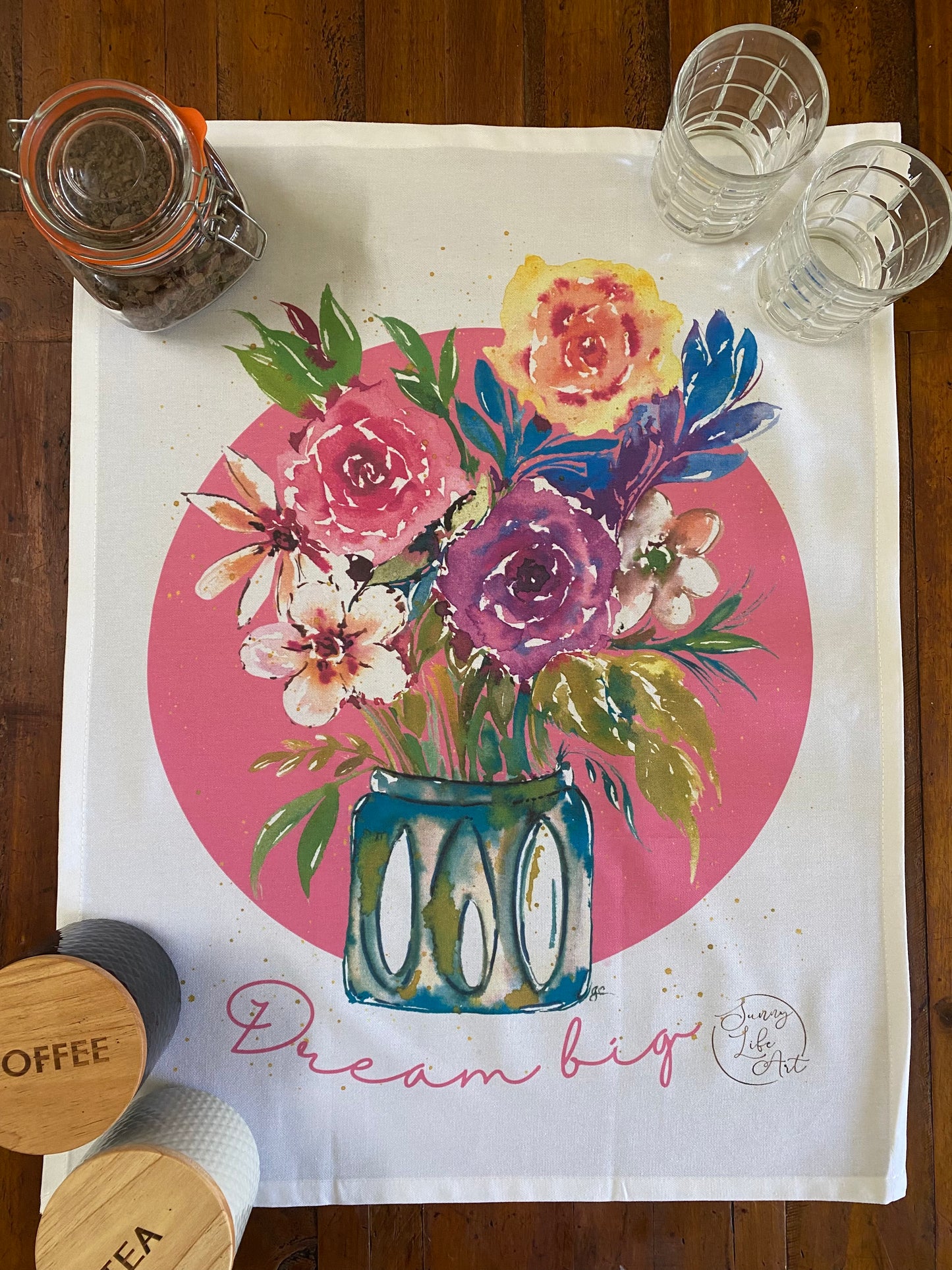 ‘Dream Big’ Tea Towel