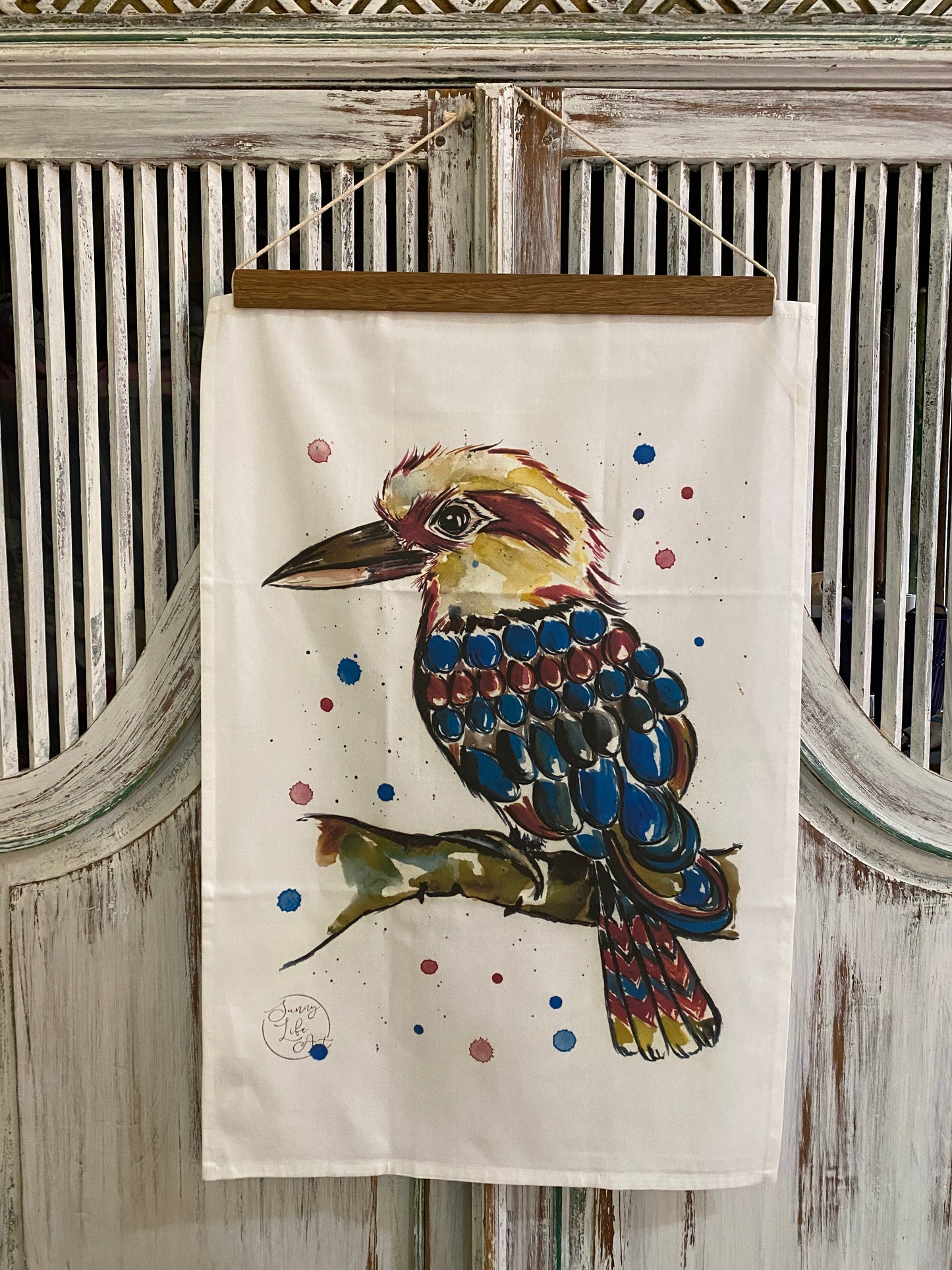 ‘Rain Kookaburra’ Tea Towel - Clearance