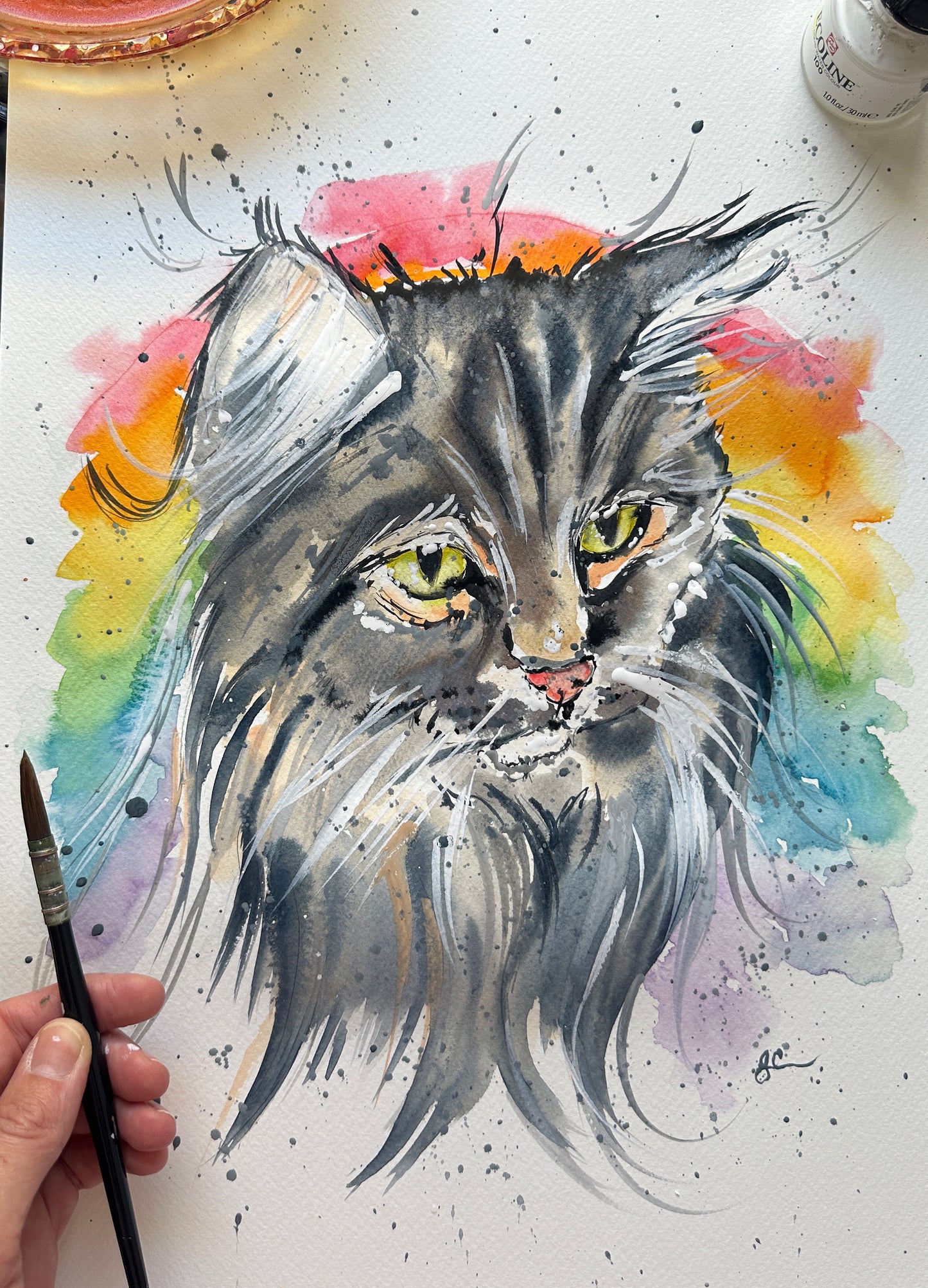 Watercolour Pet Portrait