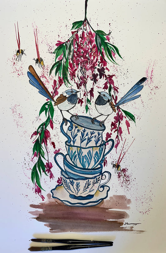 Bougainvillea, Birds & Bees