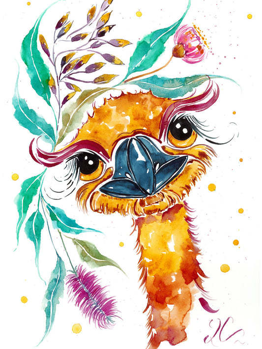 Sunny Emu Print