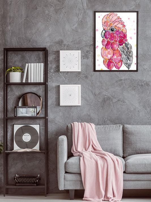 Rose Galah Print