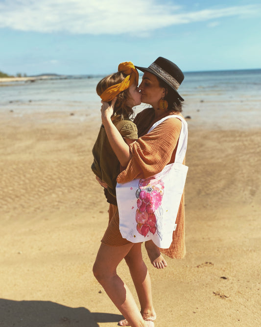 ‘Rose Galah’ Tote Bag - Clearance