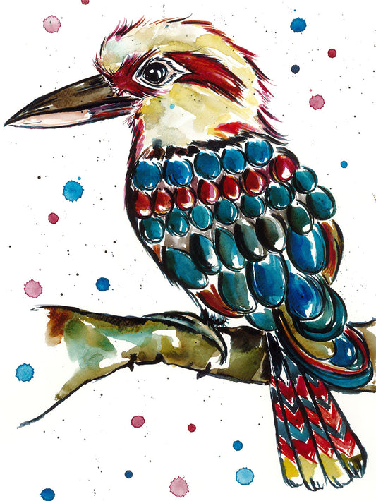 Rain Kookaburra Print