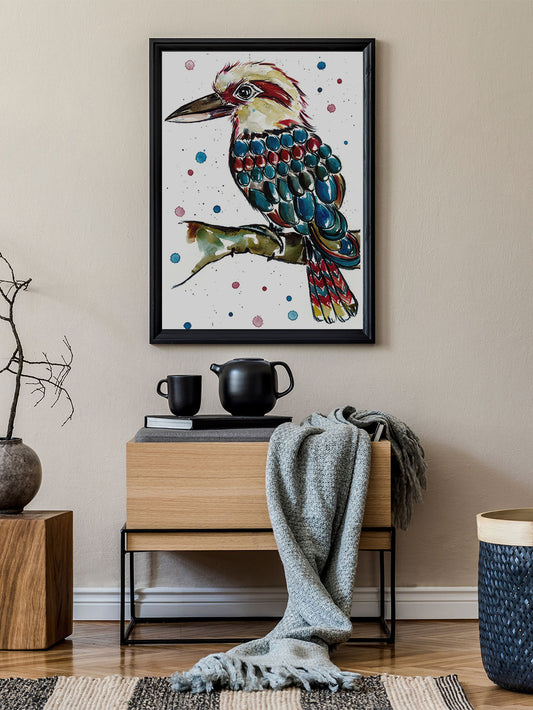 Rain Kookaburra Print